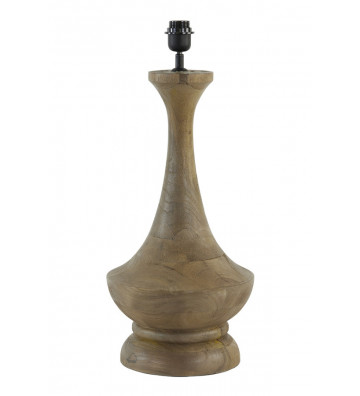 Lampada da tavolo Nicolo in legno naturale H55cm - Light&Living - Nardini Forniture