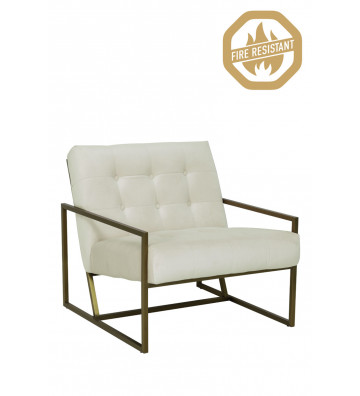 Geneve low chair in white...