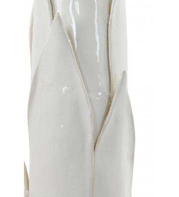 Vase White ceramic tulip H82cm - Light&Living - Nardini Forniture
