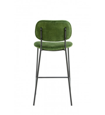 H92cm Green Velvet Stool Chair - Light&Living - Nardini Forniture