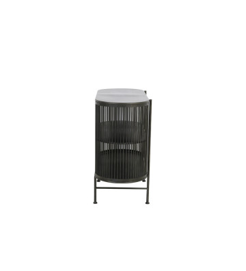 Consolle moderna in metallo nero 3 ripiani 100x40xH80cm - Light&Living - Nardini Forniture