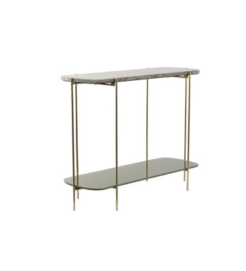 Besut console 2 marble and glass shelves 103x37xH80cm - Light&Living - Nardini Forniture