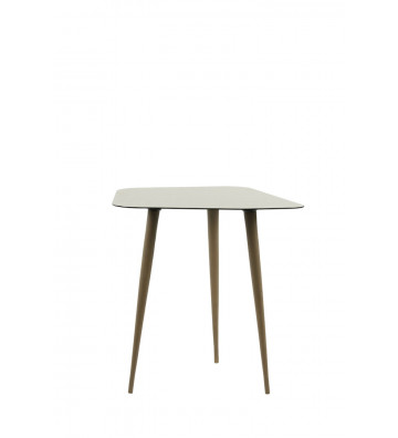 Side Table Menol in brown metal 49x44xh42cm - Light&Living - Nardini Forniture