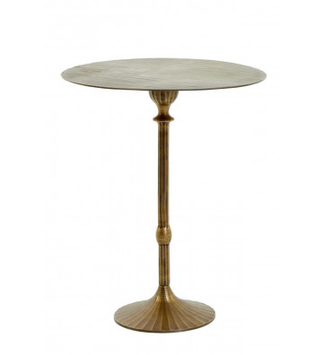 Side Table round gold aged Ø50xH60cm - Light&Living - Nardini Forniture