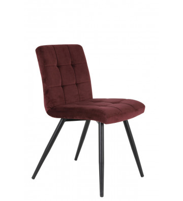 Dining chair Olive in red velvet H82cm - Light&Living - Nardini Forniture