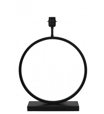 Table lamp Black metal circle H52cm - Light&Living - Nardini Forniture