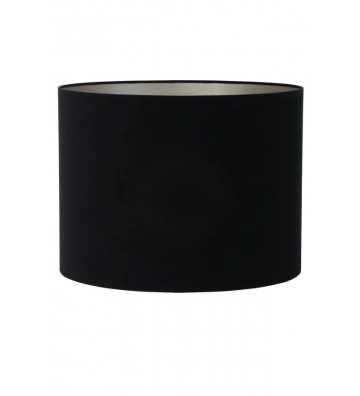 Paralume a cilindro in velluto nero 50xh38cm - Light&Living - Nardini Forniture