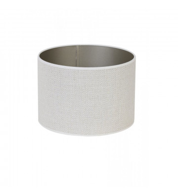 Cylinder lampshade in fabric White 20xh15cm - Light&Living - Nardini Forniture