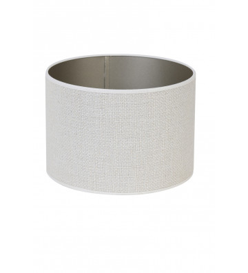 Cylinder lampshade in white fabric 35xh30cm - Light&Living - Nardini Forniture