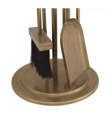 Set 4 accessories for brass fireplace H71cm - Eichholtz - Nardini Forniture