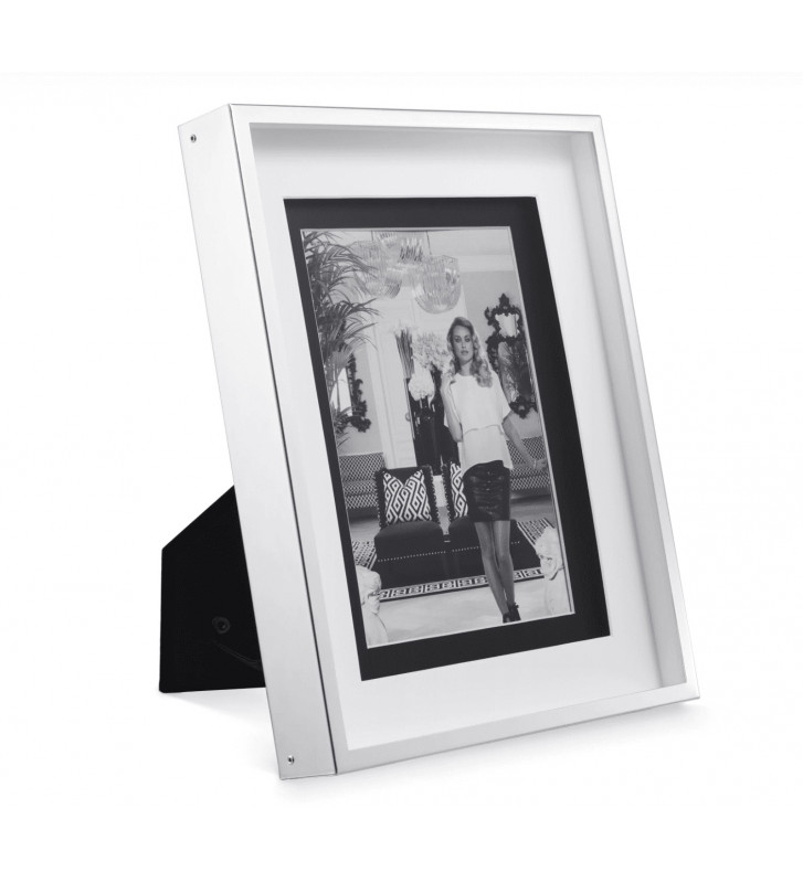 Cornice per foto in argento liscio Gramercy 20xh26cm - Eichholtz