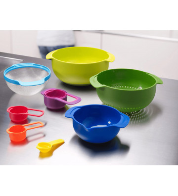 Set 9 coloured bowls Nest Plus - Joseph Joseph - Nardini Forniture