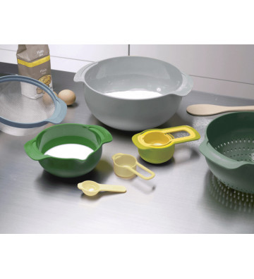Set 9 bowls soft colors Nest Plus - Joseph Joseph - Nardini Forniture