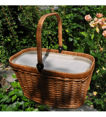 Picnic isothermic basket in "Chantilly" - Les Jardins de la Comtesse - Nardini Fonriture