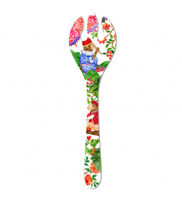 Pair of cutlery Salad in melamine 33cm - Les Jardin de la Comtesse - Nardini Forniture