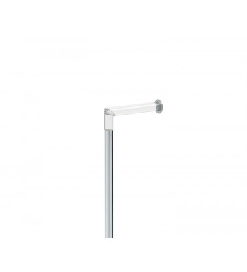 Toilet paper holder and silver stainless steel pin - Andrea House - Nardini Forniture
