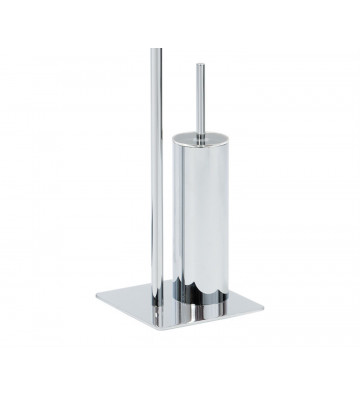 Toilet paper holder and silver stainless steel pin - Andrea House - Nardini Forniture