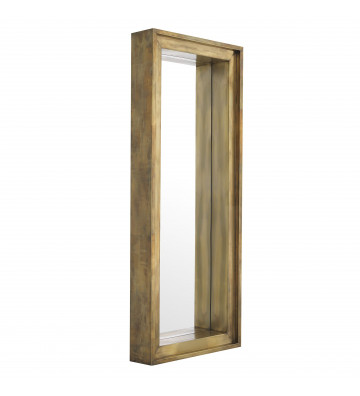 Rectangular mirror with 3D gold model Magenta Eichholtz.
Size: 200x80x20cm